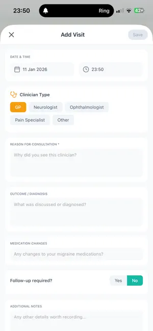 Neurallogy (Migraine) screenshot 4