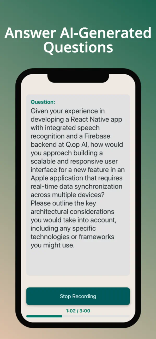 #3. Loop AI - Interview Prep (iOS) Ved: Aakash Gnanakumar