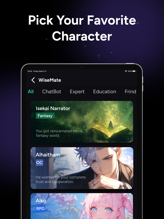 Mate.AI -AI Character Chat Bot