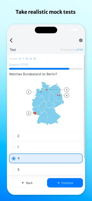 Einbürgerungstest Trainer 2026 screenshot 2