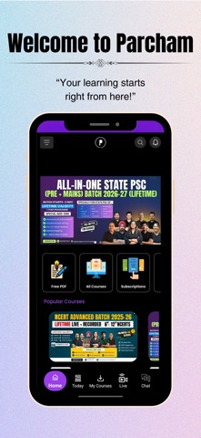 Parcham Classes iPhone screenshot