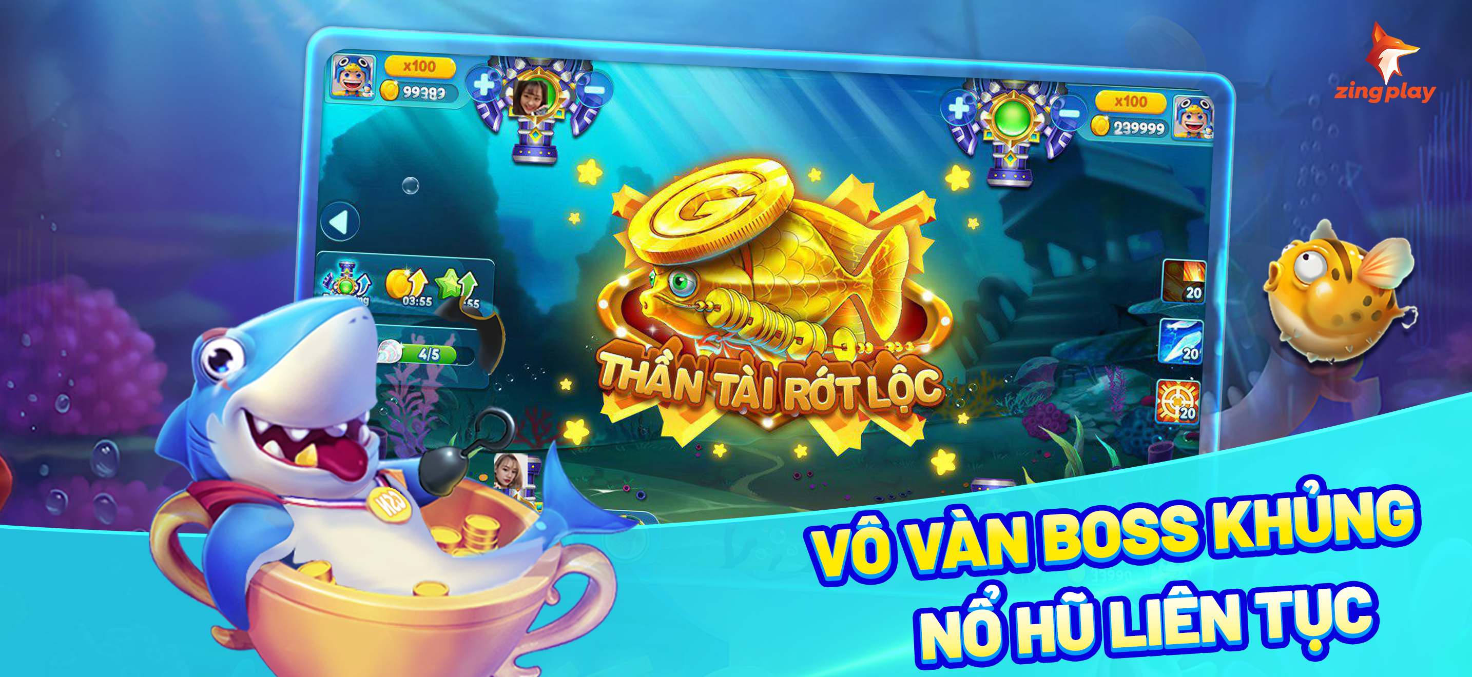 ZingPlay game giải trí-Cá béo