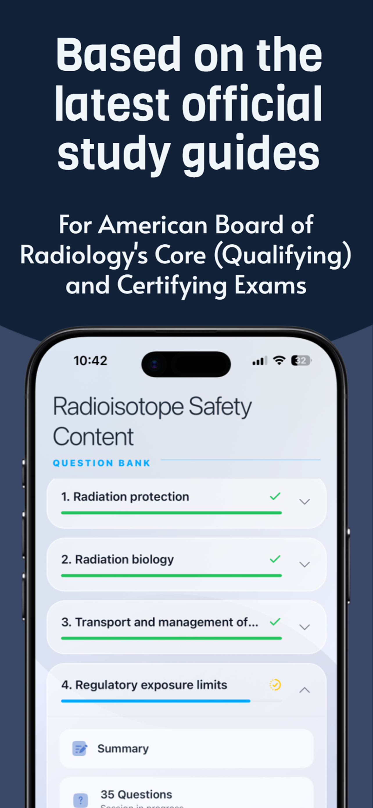 Radiology Core QBank: NIS RISC screenshot 3
