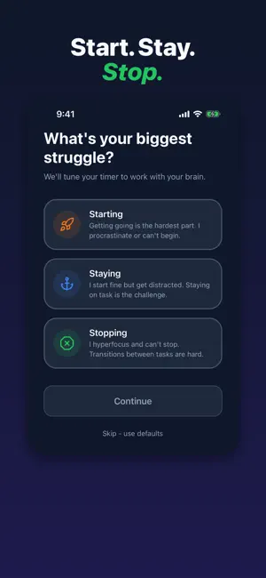 Focura: ADHD Time Blocking screenshot 1