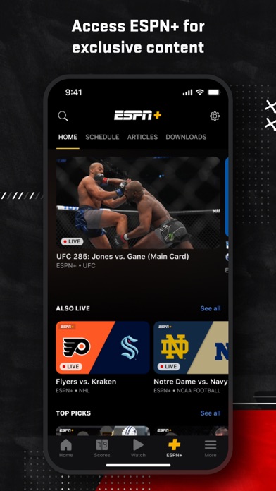 ESPN: Live Sports & S... screenshot1