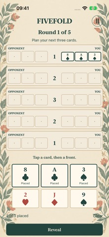 Fivefold: Card Strategy Screenshot 2 of 4