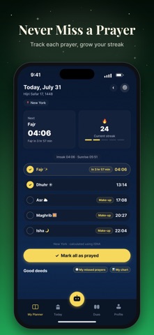 Hilal: Prayer Companion iPhone screenshot 2