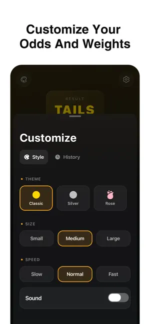 CoinFlipToss screenshot 2