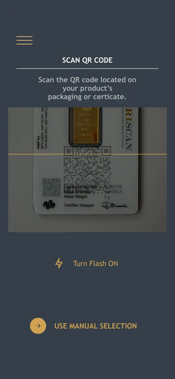 Screenshot #2 pour VERISCAN™ – Bullion Security