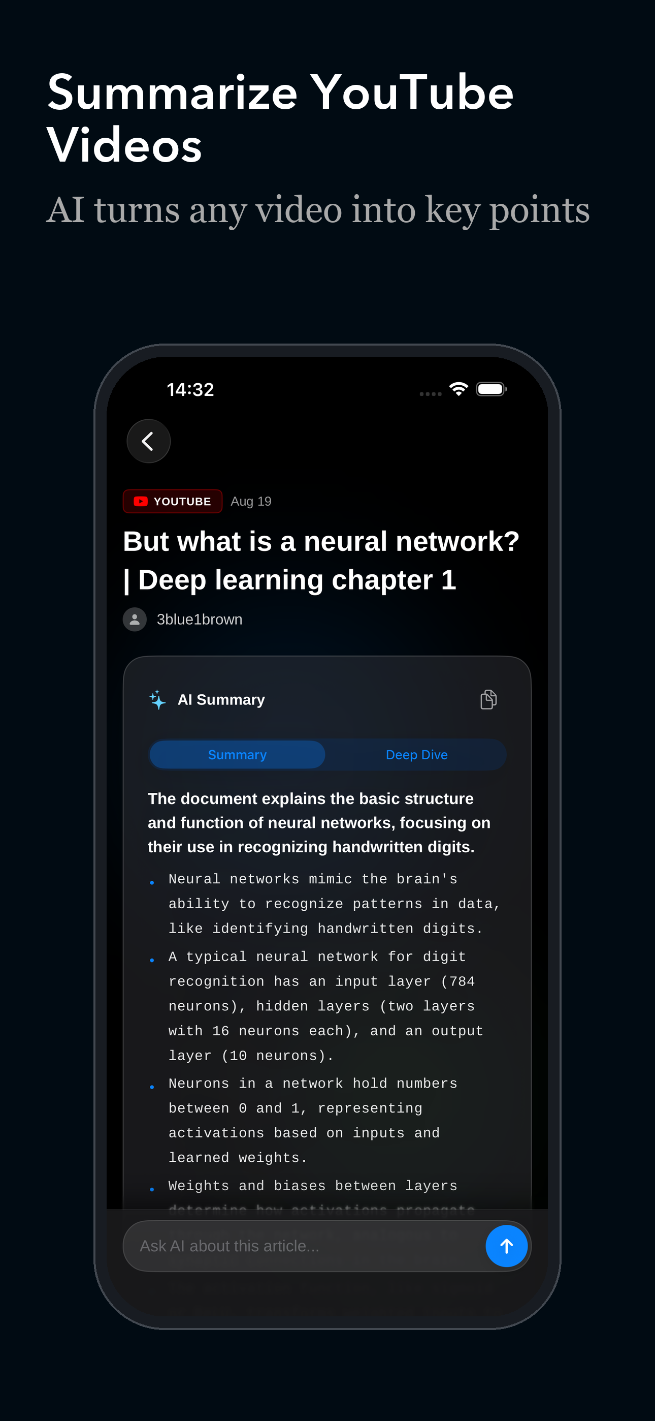 AI TLDRR screenshot 2