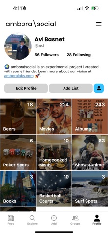 ambora\social screenshot