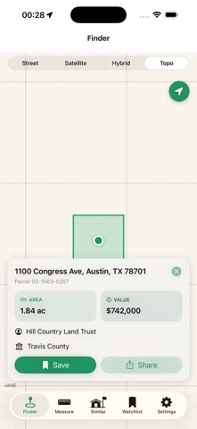 LandMap: Property Line Finder iPhone screenshot