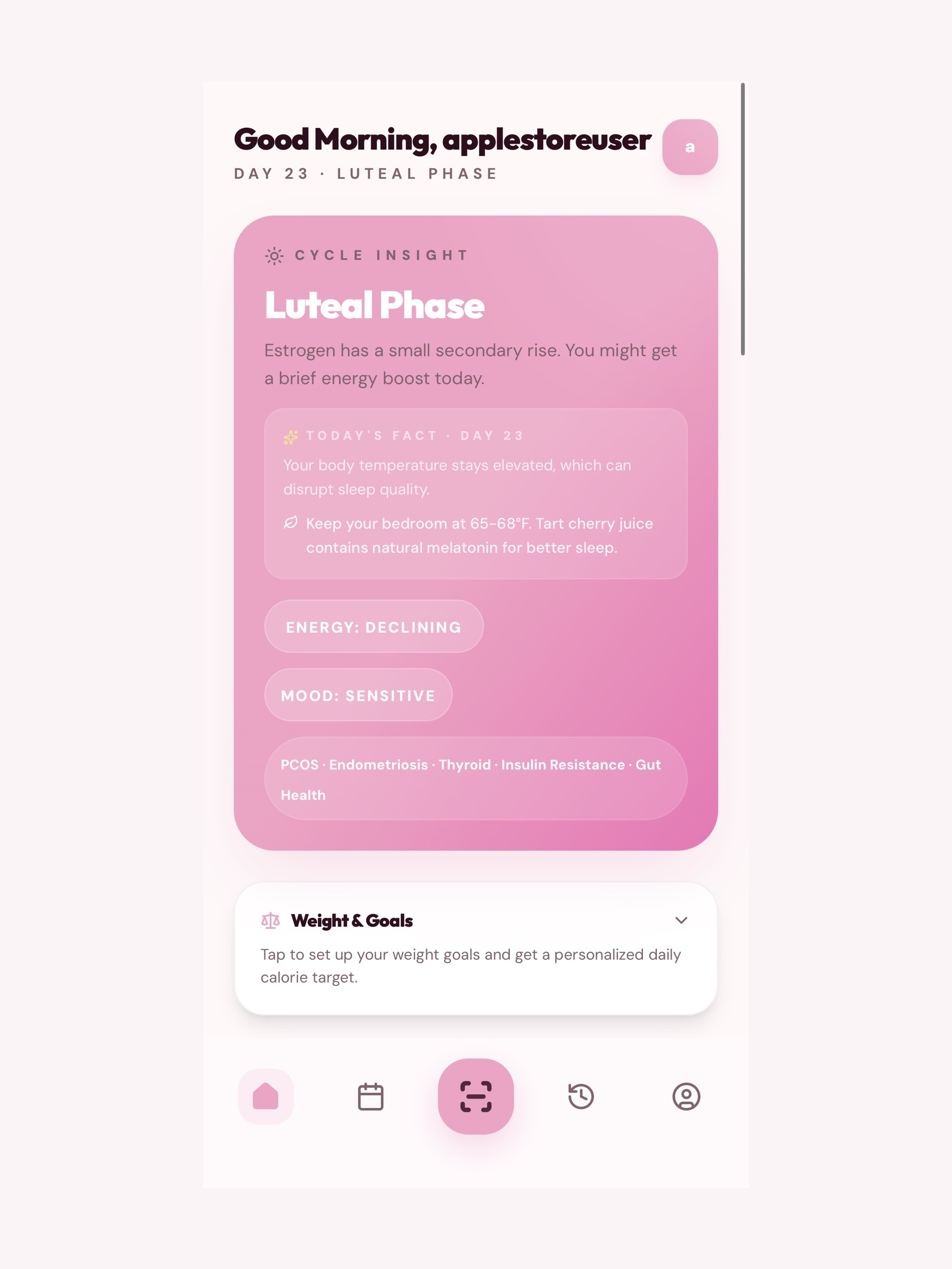 Ova: Women's Calorie Tracker screenshot 10