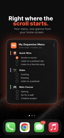 Dopamine Menu screenshot