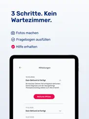 hautarzt per app - dermanostic ipad bildschirmfoto 3