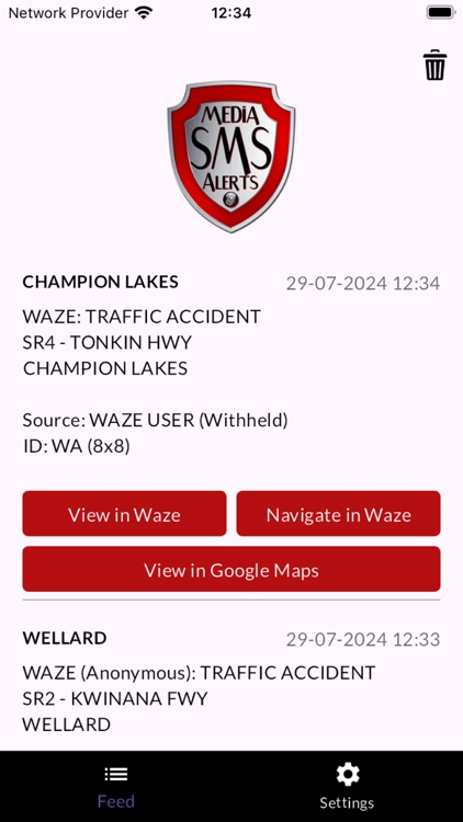 Media SMS Alerts