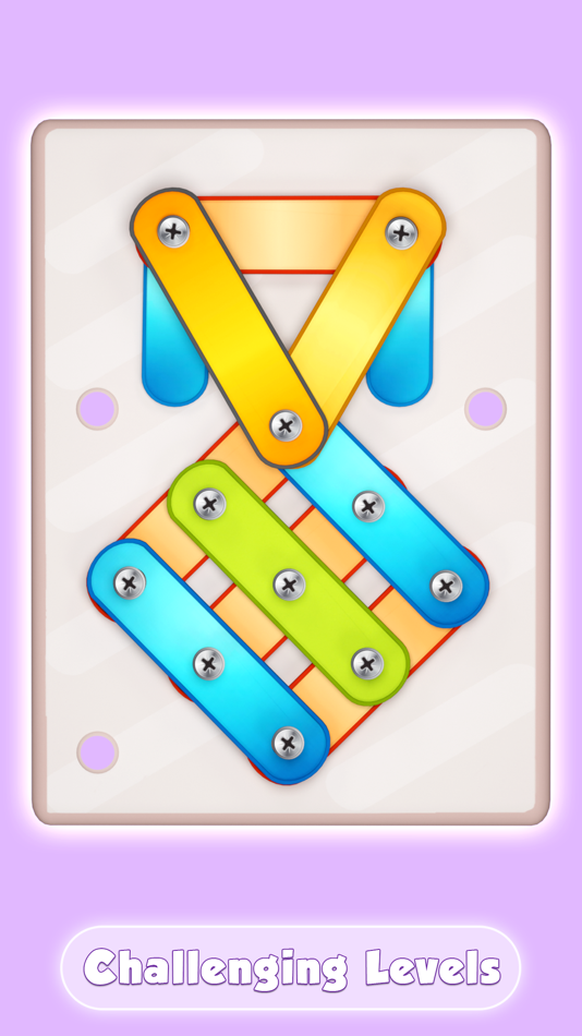 #1. Nut & Bolt Pin Puzzle Game (macOS) 由: Muhammad Wahhab Mirza