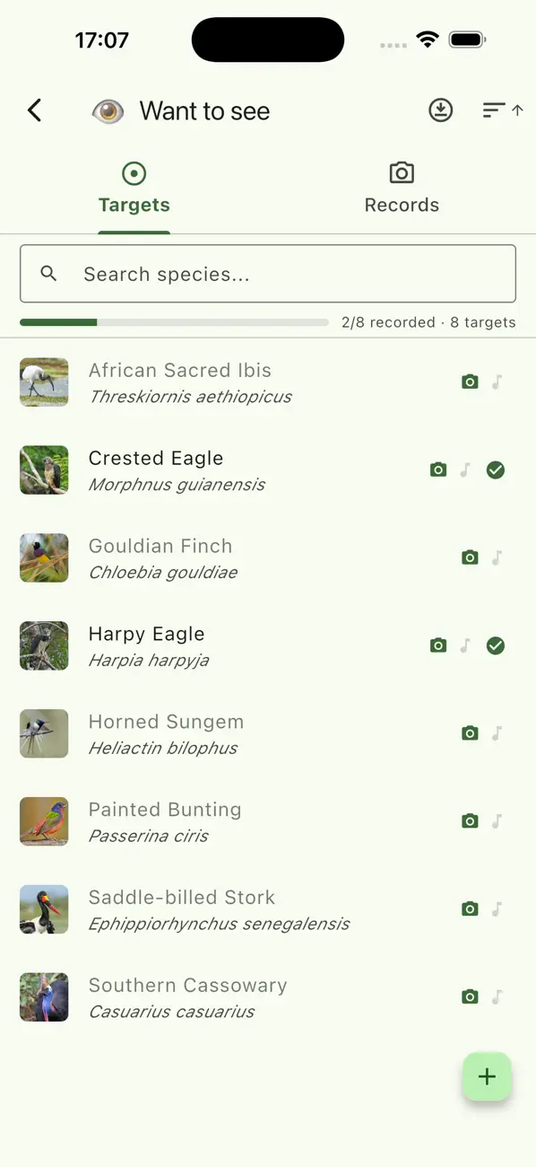 Screenshot #2 pour Bird List: Birding Journal