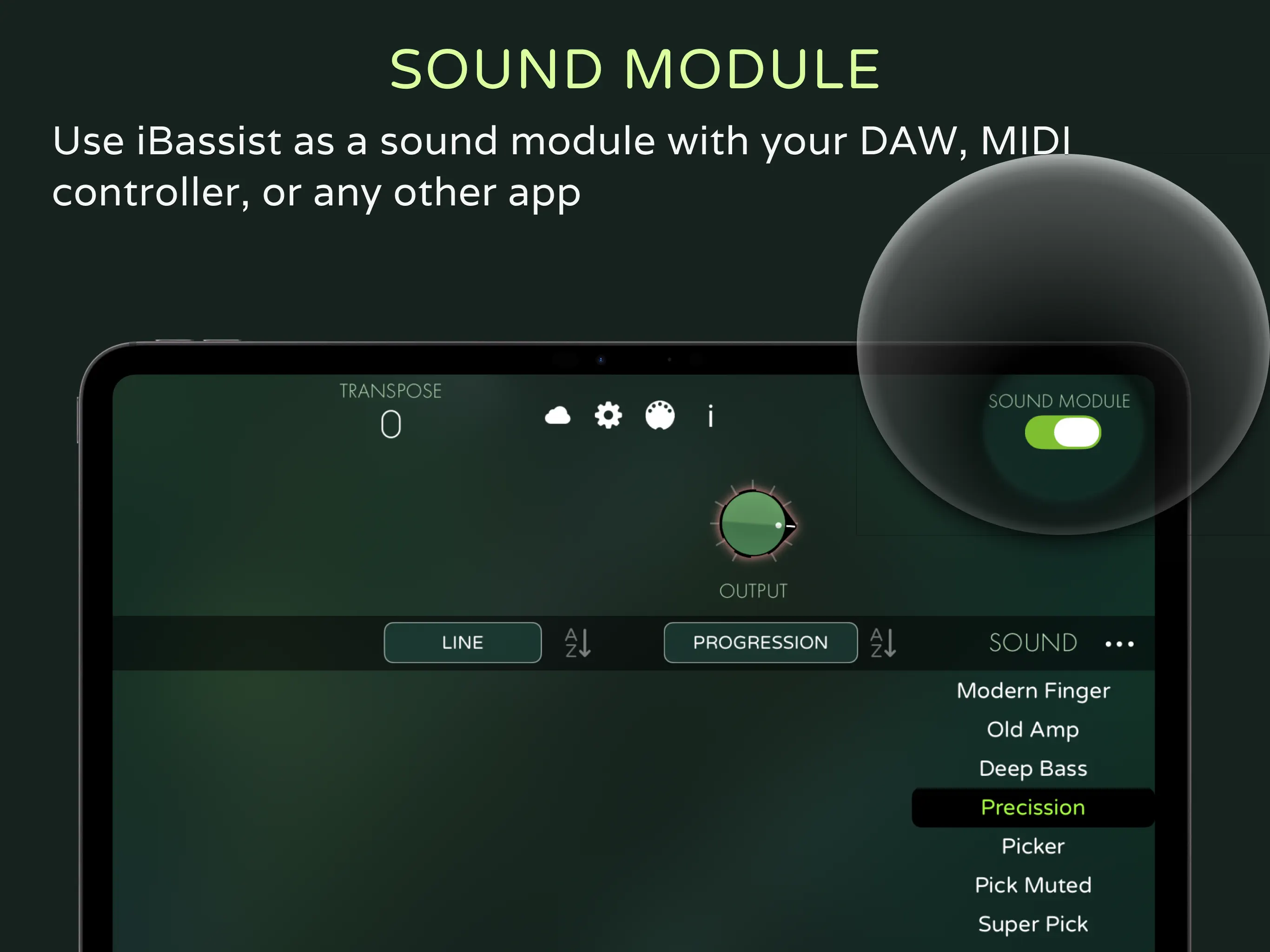#8. iBassist – Virtual Bass Player (iOS) 由: Lumbeat