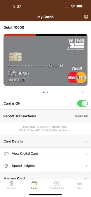 West Texas National Bank screenshot 3