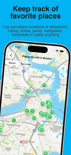 Mapulo: Log & Share Places screenshot 1