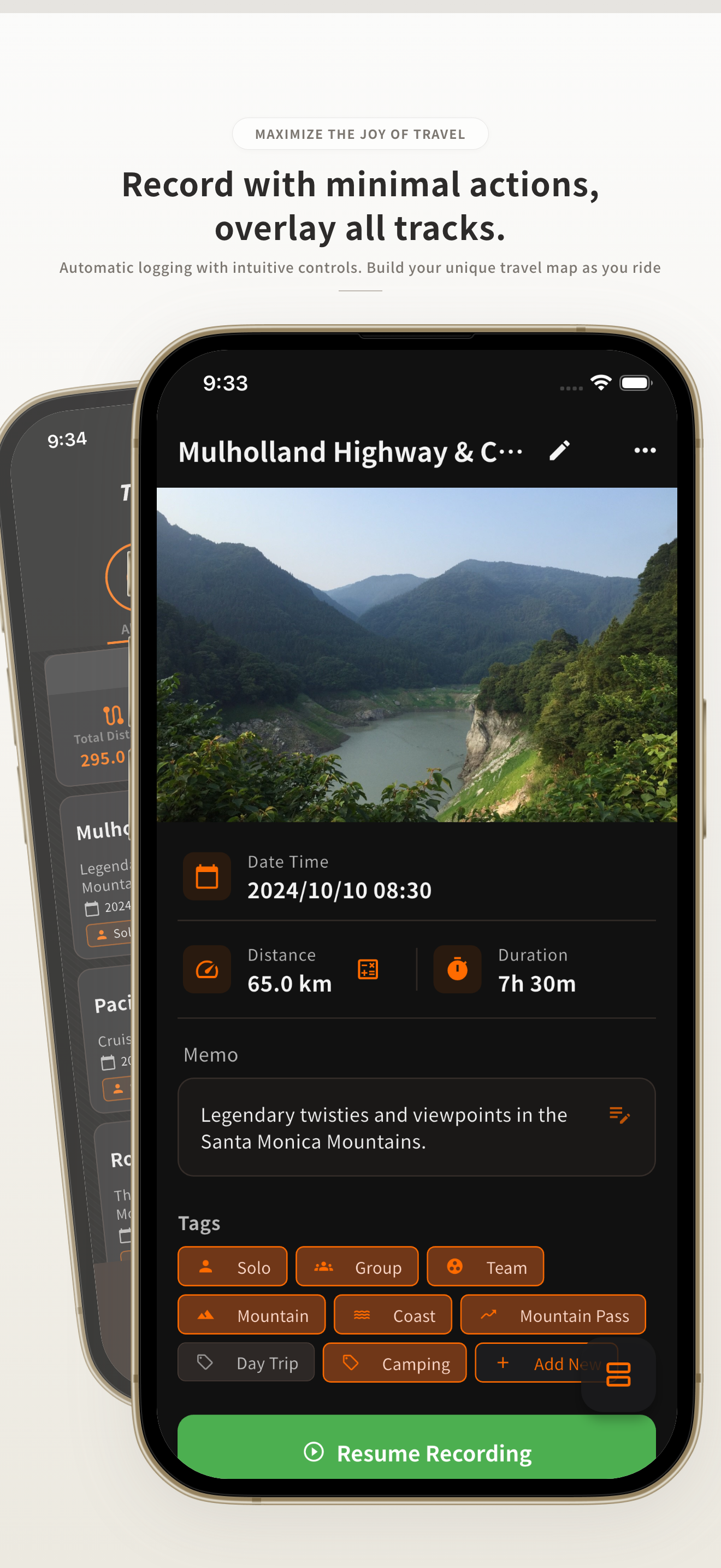 Touring Journey: GPS Trip Log screenshot 3