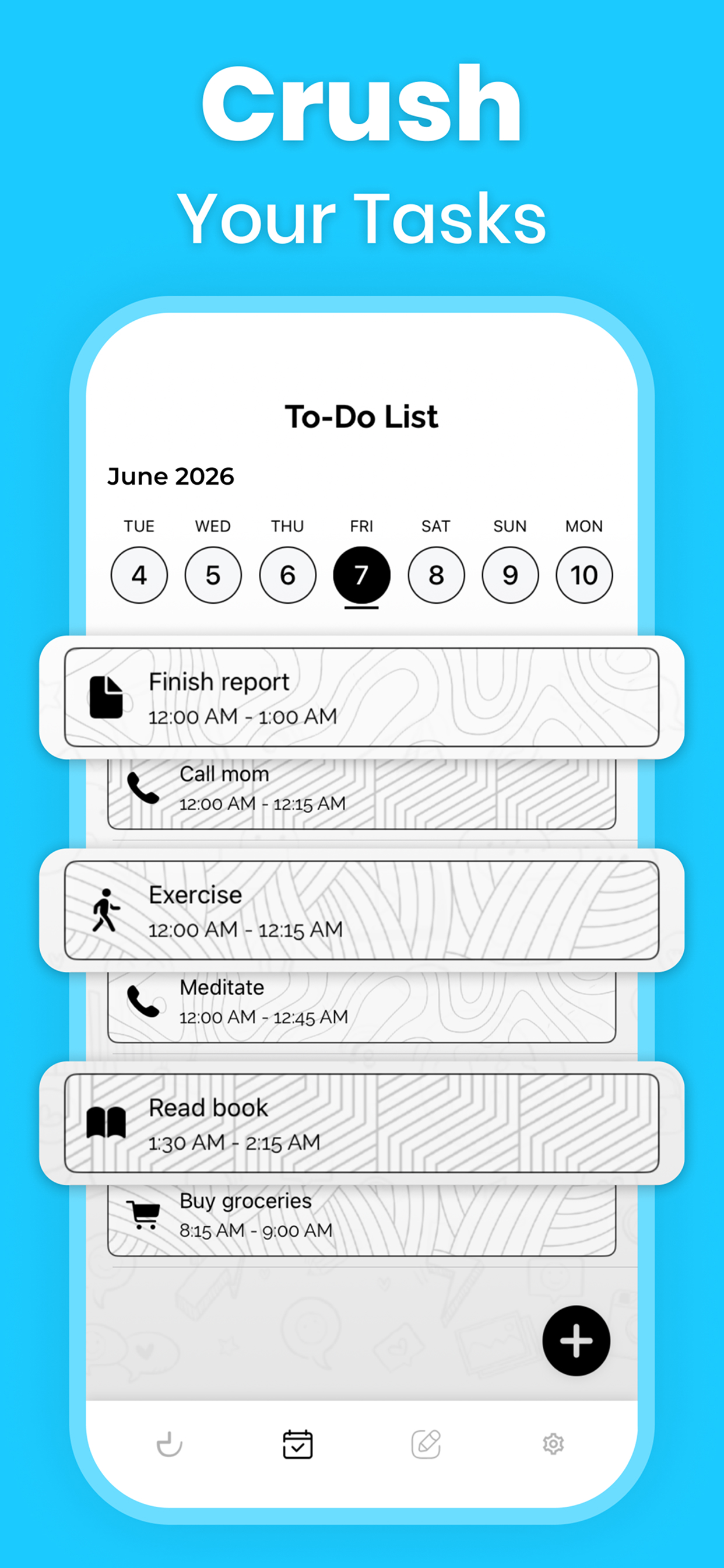 Habit Tracker: Focus Goals