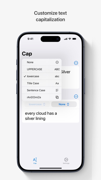 No Cap: Text Editor