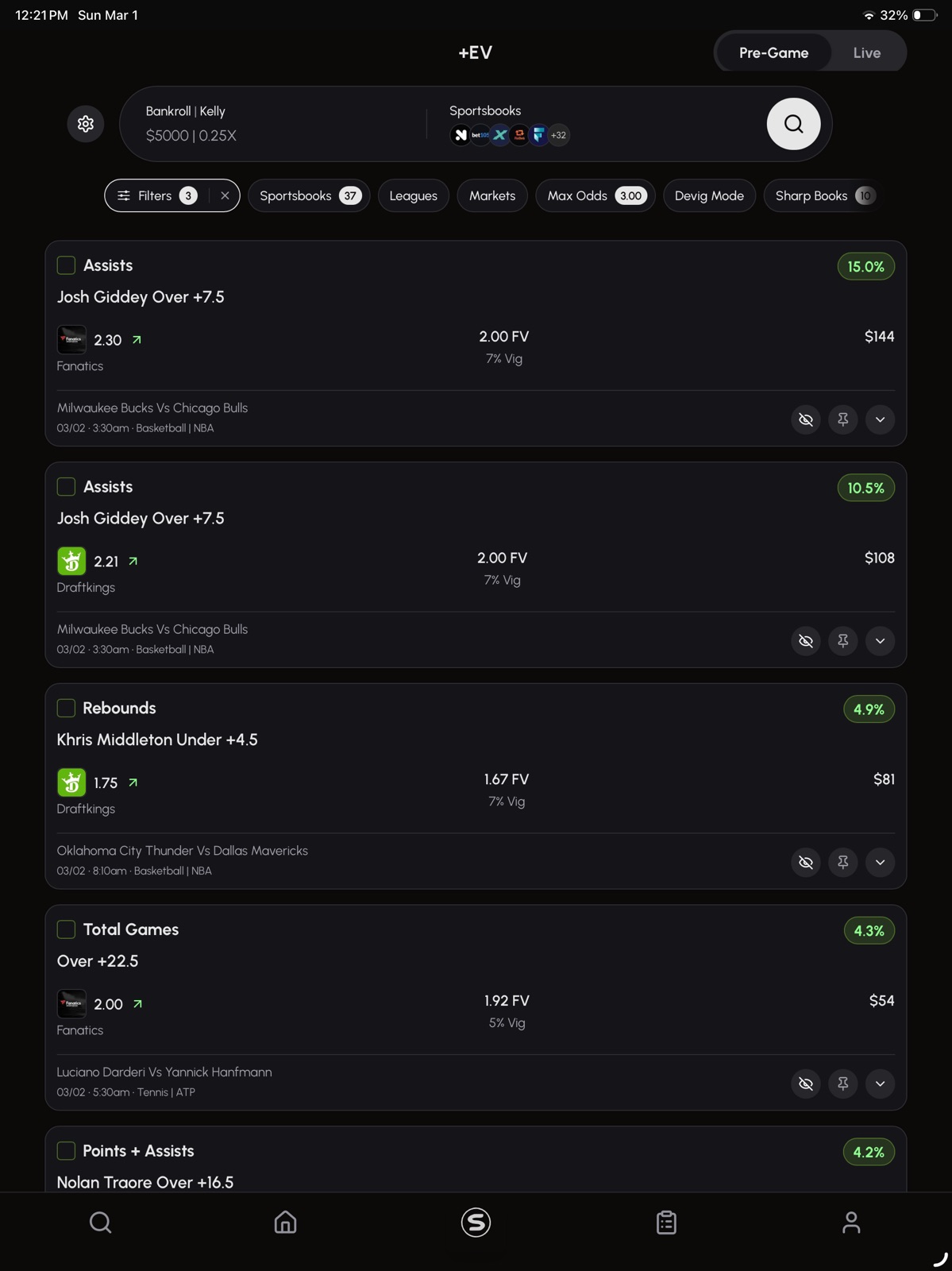 SmartStake ipad screenshot 2