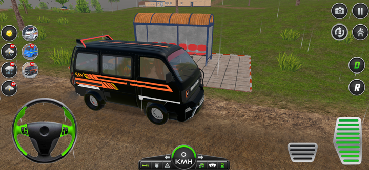 Dubai Van Simulator Games 3D screenshot 3