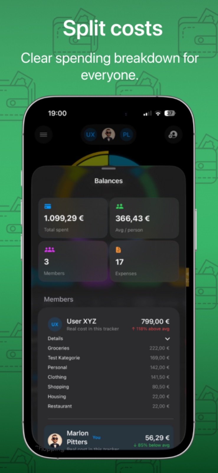 Costify: Expense Tracker iphone screenshot 3