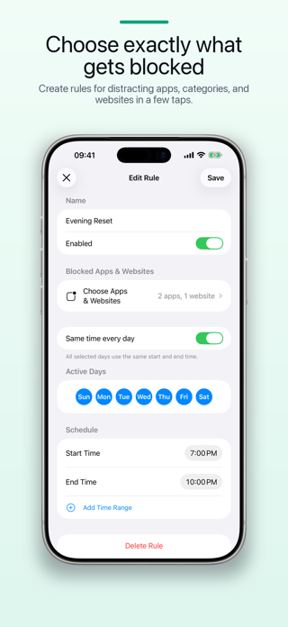 Downtime: Focus App Blocker Screenshot 3 of 5