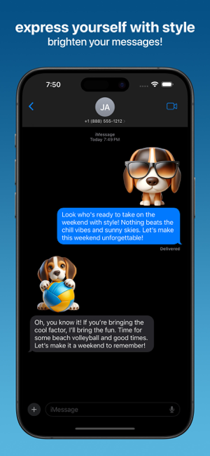 ‎Beagle Emojis Screenshot