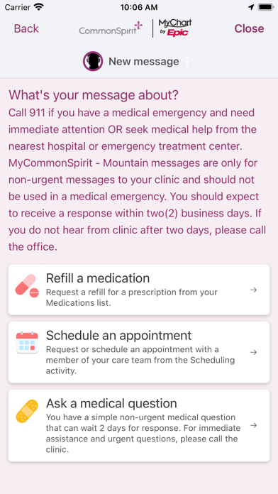 CommonSpirit - CO/KS/UT iPhone screenshot 5 - Health & Fitness app
