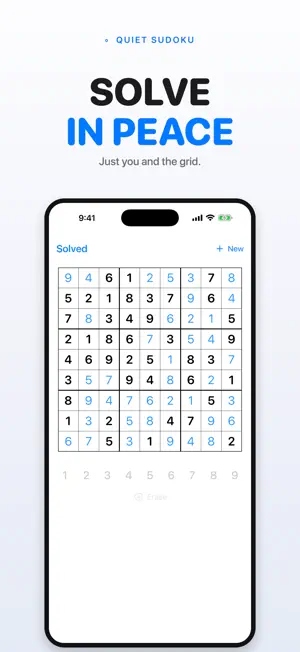 Quiet Sudoku screenshot 3