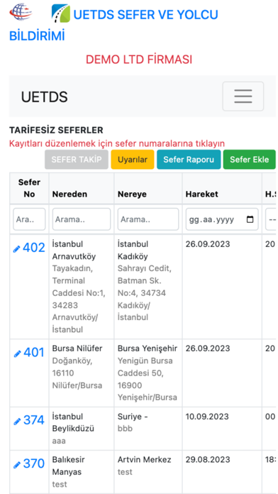 UETDS.net Screenshot