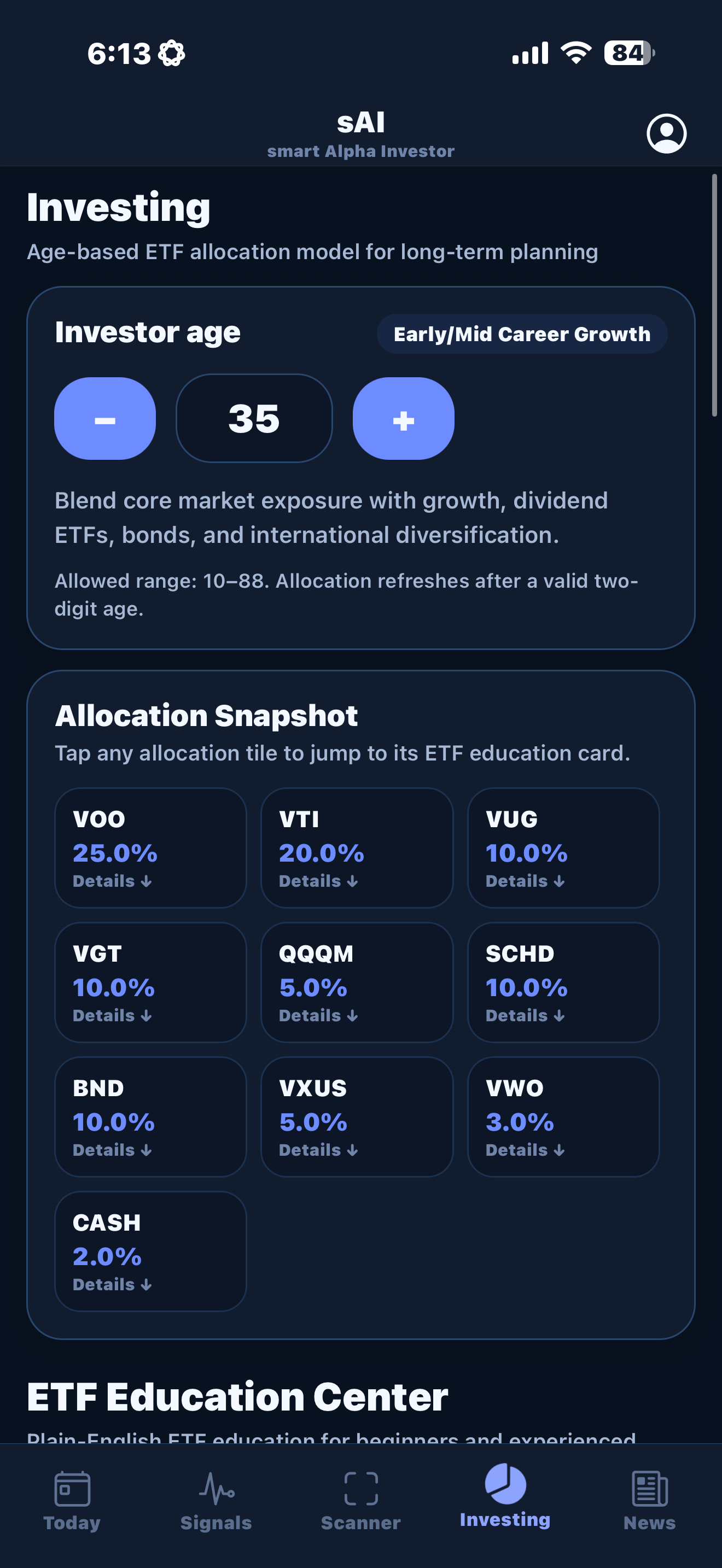smart Alpha Investor screenshot 6