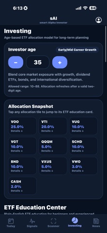 smart Alpha Investor Screenshot 6 of 9