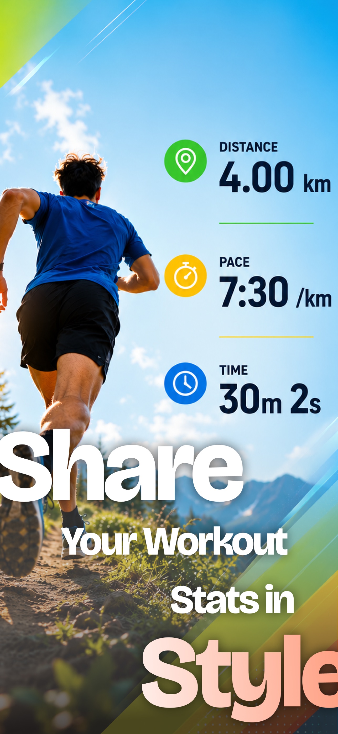 Screenshot 1 of StatSnap - Workout Stat Cards