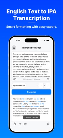 Phonetic Formatter: English Screenshot 1 of 8