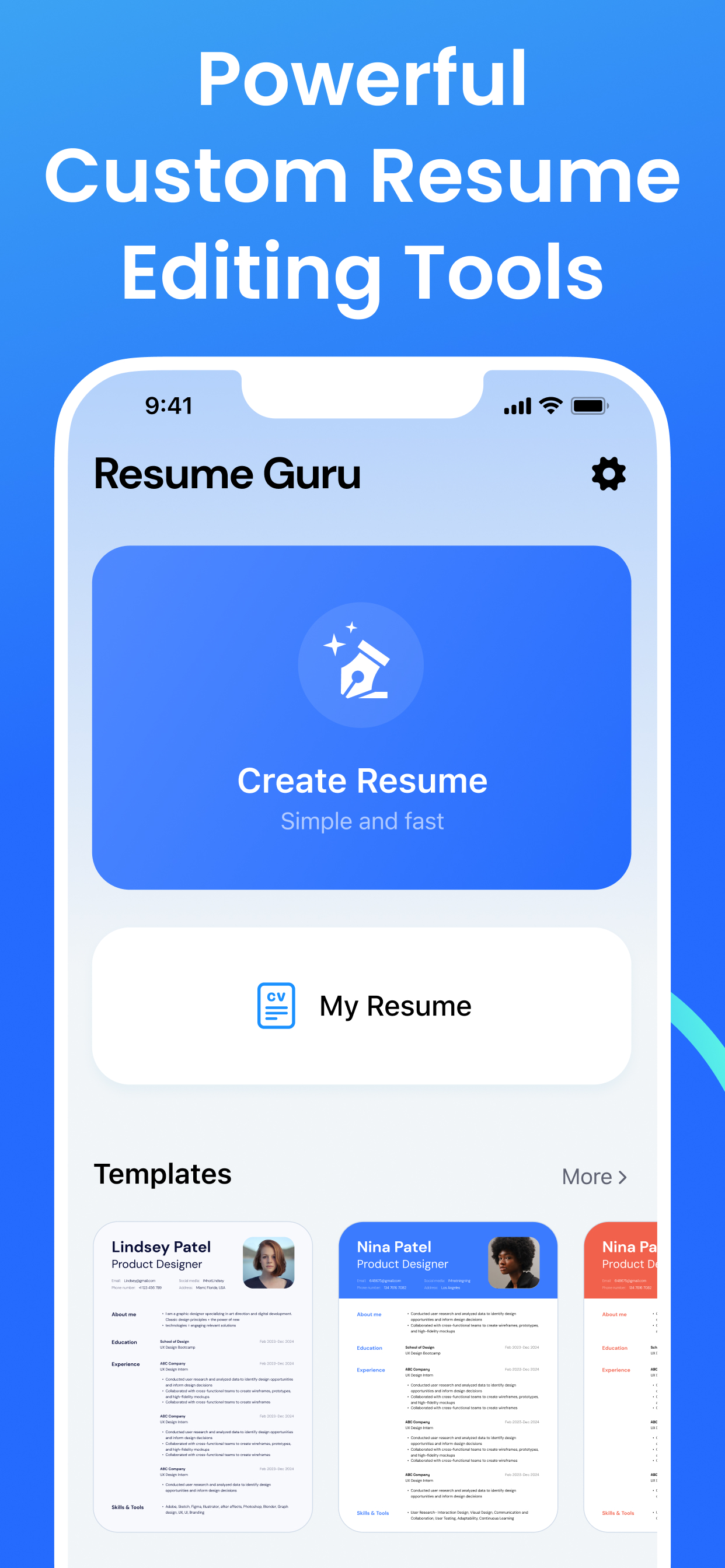 Resume Guru: Smart CV Builder
