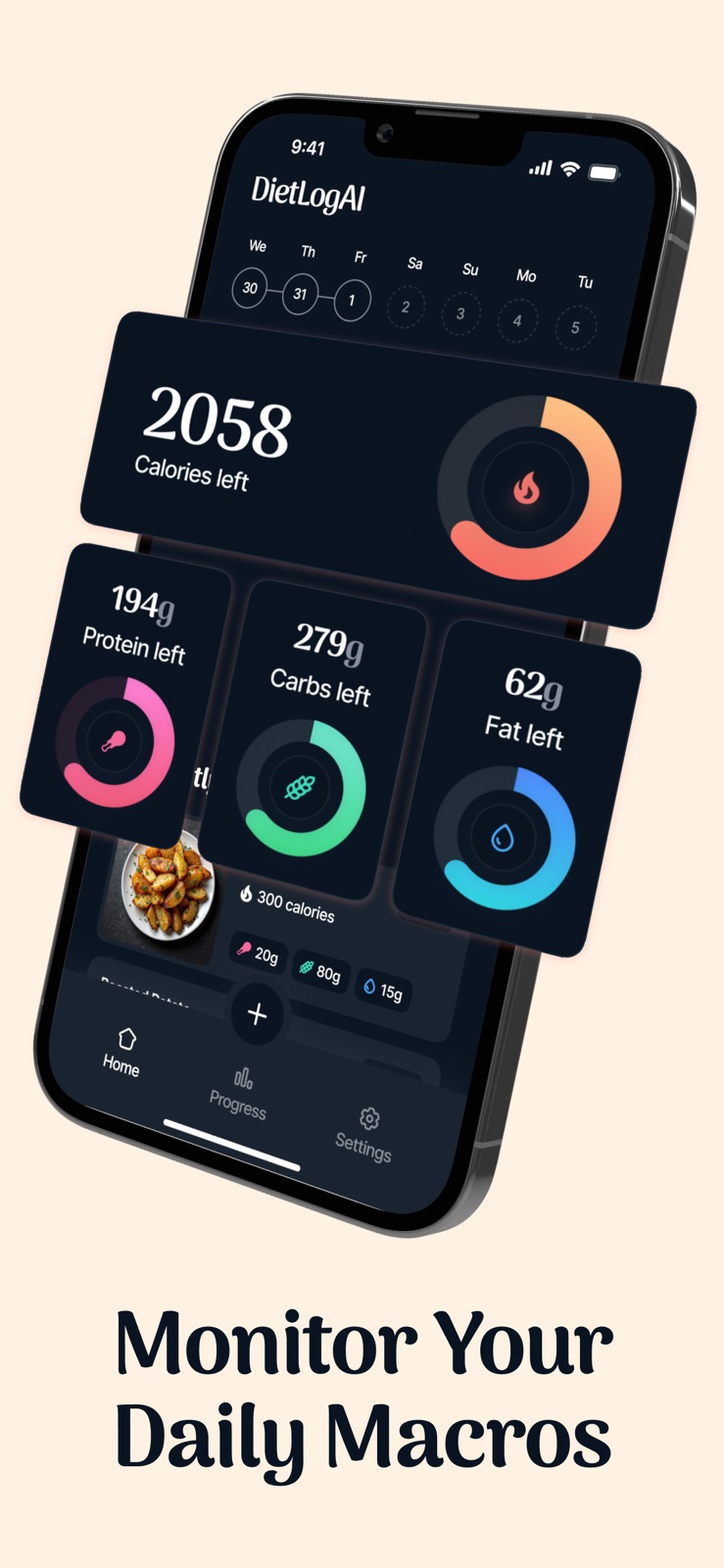Diet Log AI: Calorie Counter iphone screenshot 2
