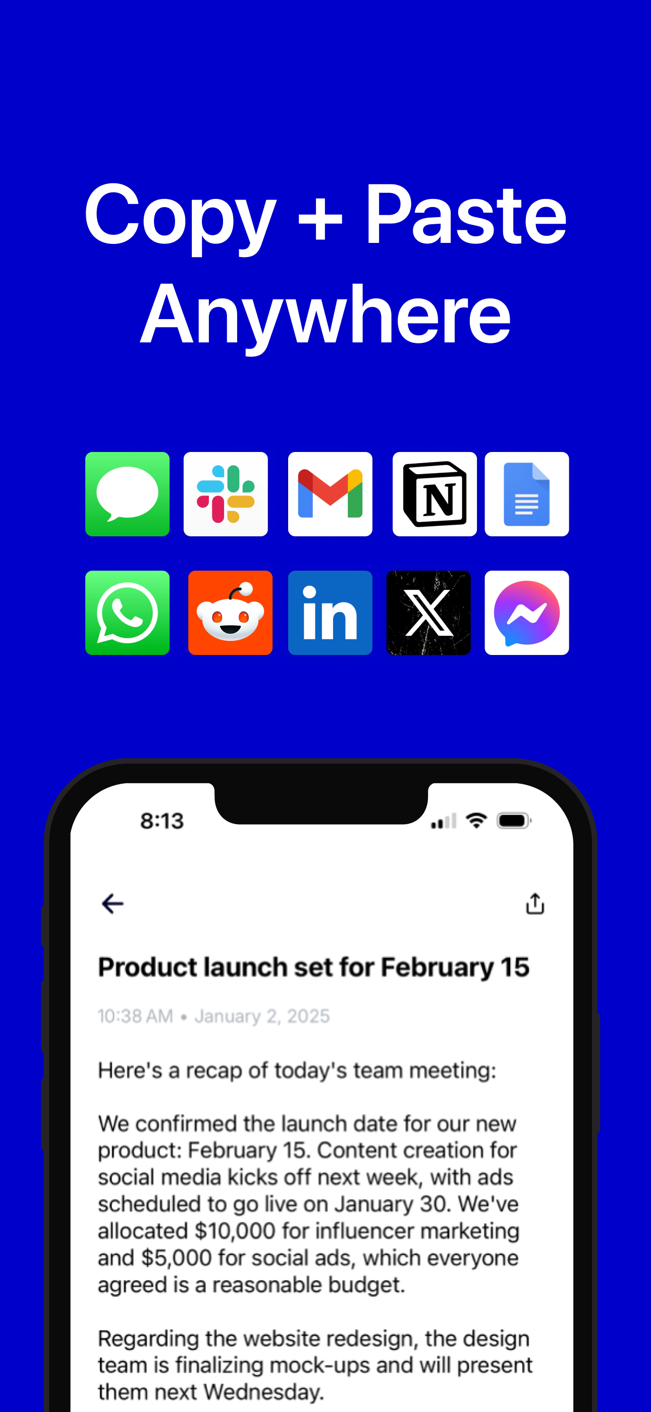 Yap - AI Voice Memos screenshot 5