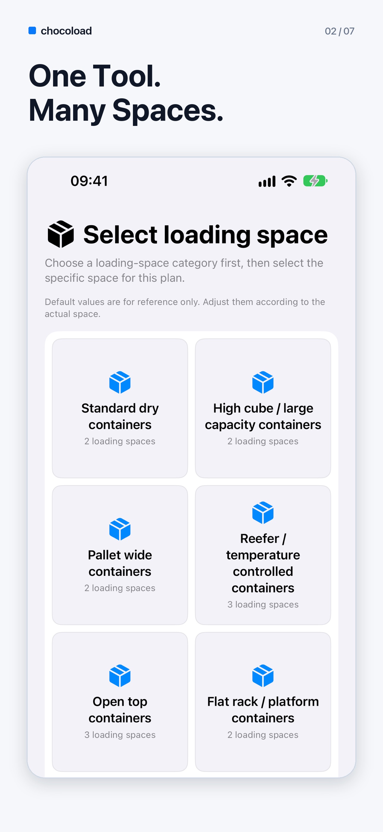 Screenshot 2 of Chocoload: Load Planner