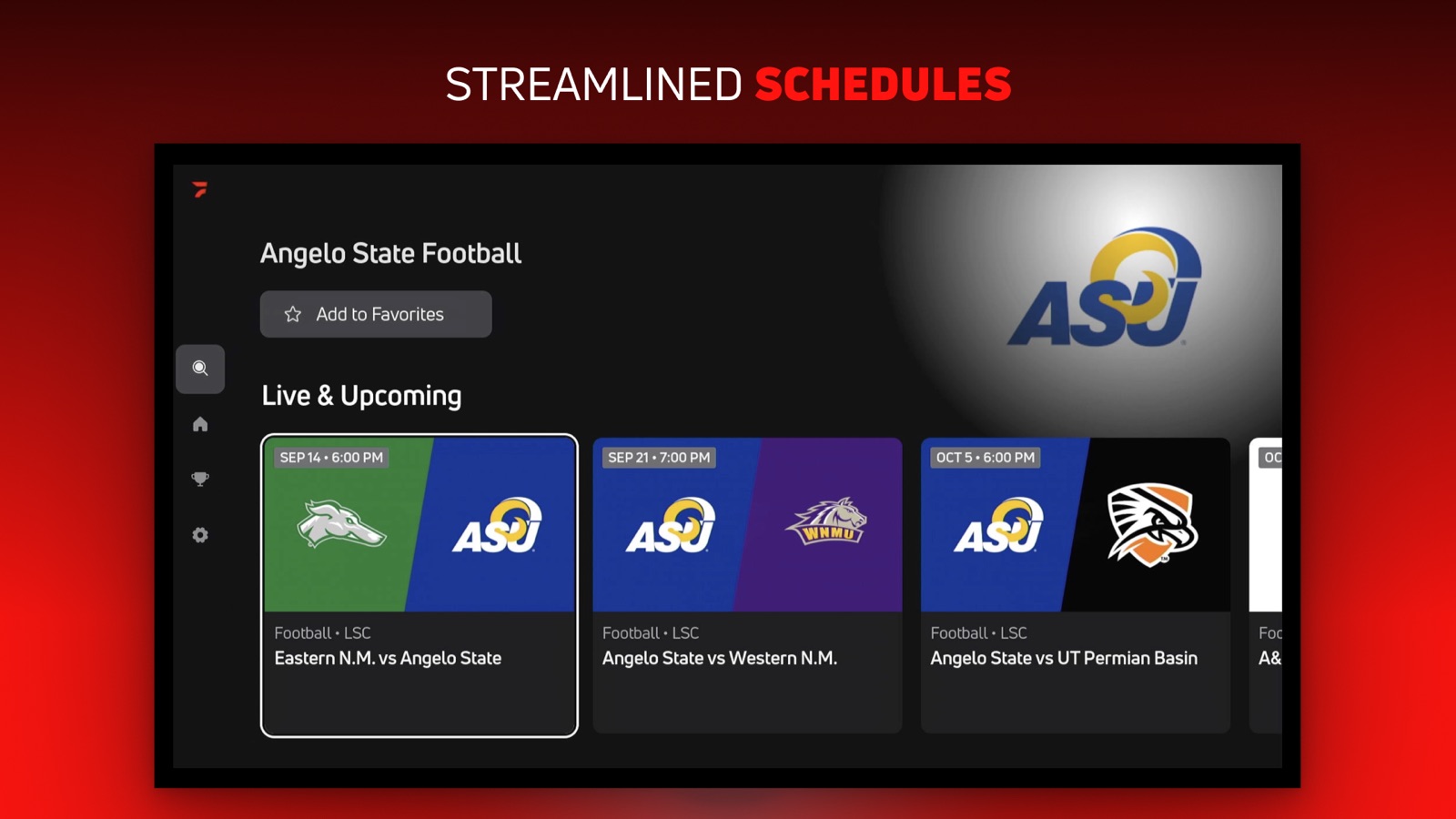 FloSports: Watch Live Sports apple_tv screenshot 4