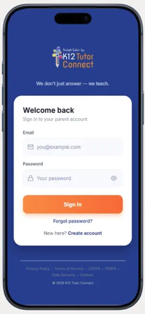 PocketTutor by K12TutorConnect screenshot 2