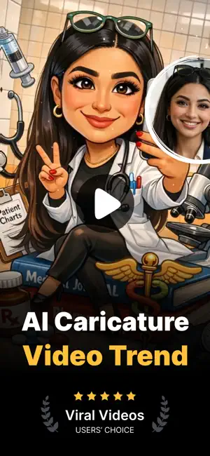 Caricature Photo - Comic Video screenshot 1