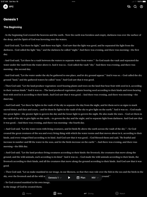 VFC Fulton iPad screenshot 3 - Education app