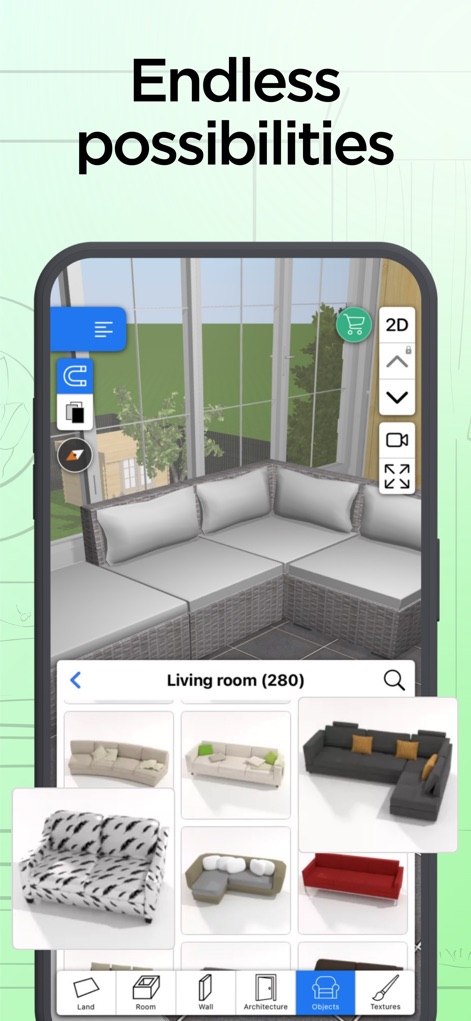 Home Design 3D: Draw & Plan - Explora Opciones Infinitas