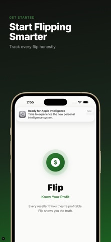 Reseller Profit Tracker - Flip iPhone screenshot